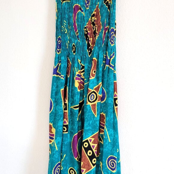 2 Tropical Dresses Floral Print Vacation Resort Size S - Picture 6 of 8